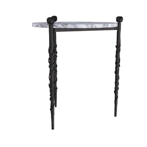 Arteriors - GDFEI03 - End Table - Blackthorn - Galaxy Marble/Blackened Iron