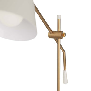 Arteriors - PFC01 - One Light Floor Lamp - Wayne - Antique Brass