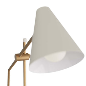 Arteriors - PFC01 - One Light Floor Lamp - Wayne - Antique Brass