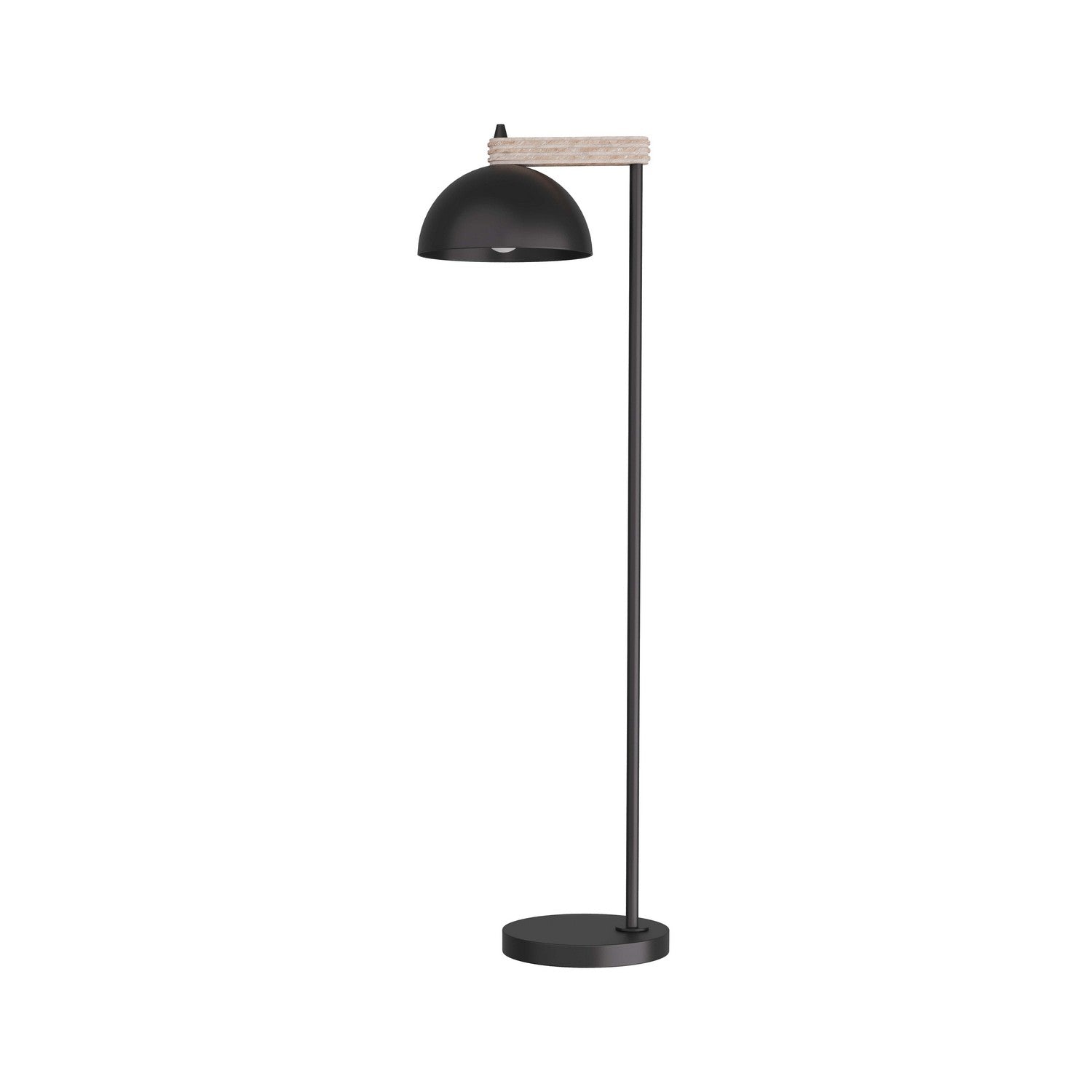 Arteriors - PFI03 - One Light Floor Lamp - Thea - Blackened Iron