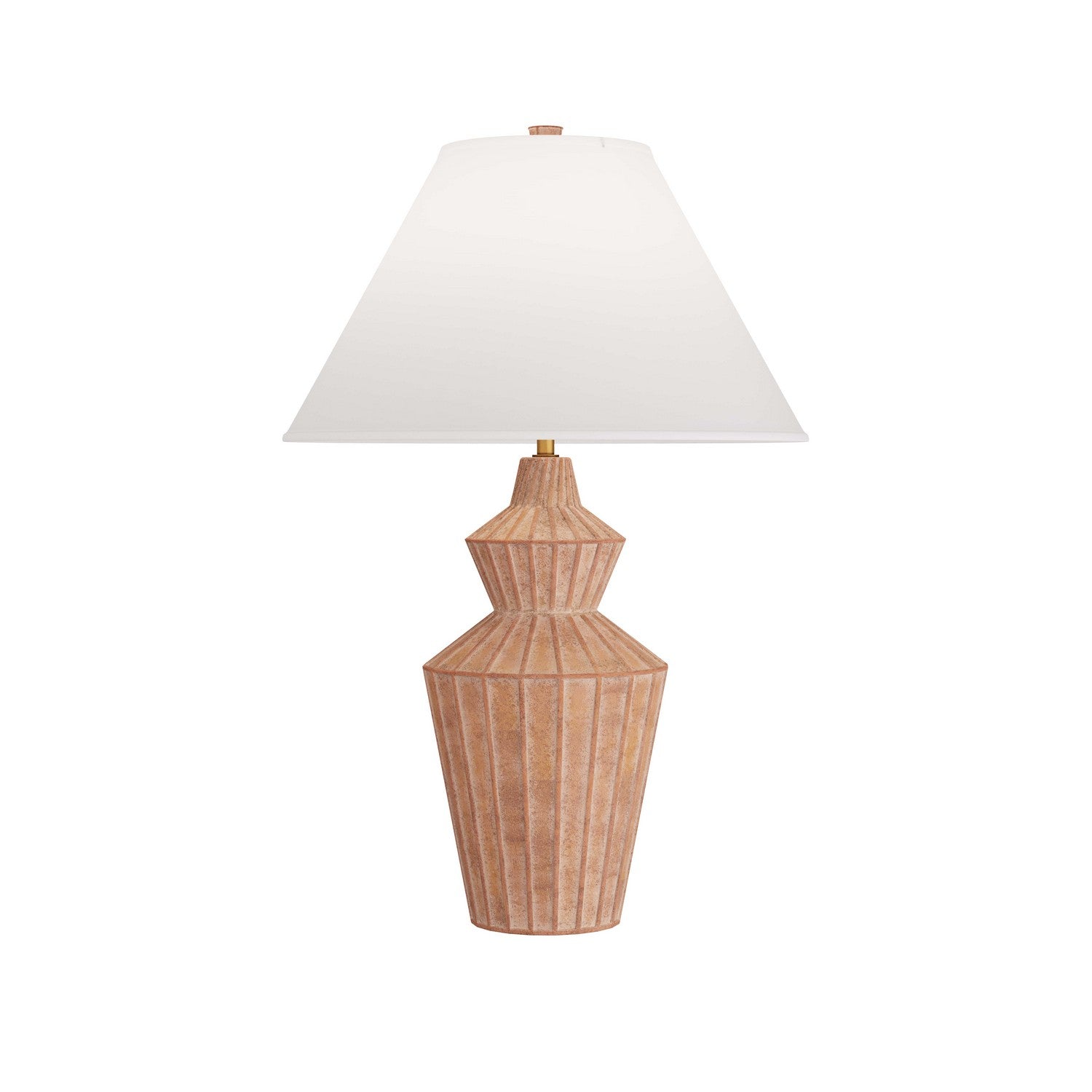 Arteriors - PTS01-671 - One Light Table Lamp - Wren - White Wash Terracotta