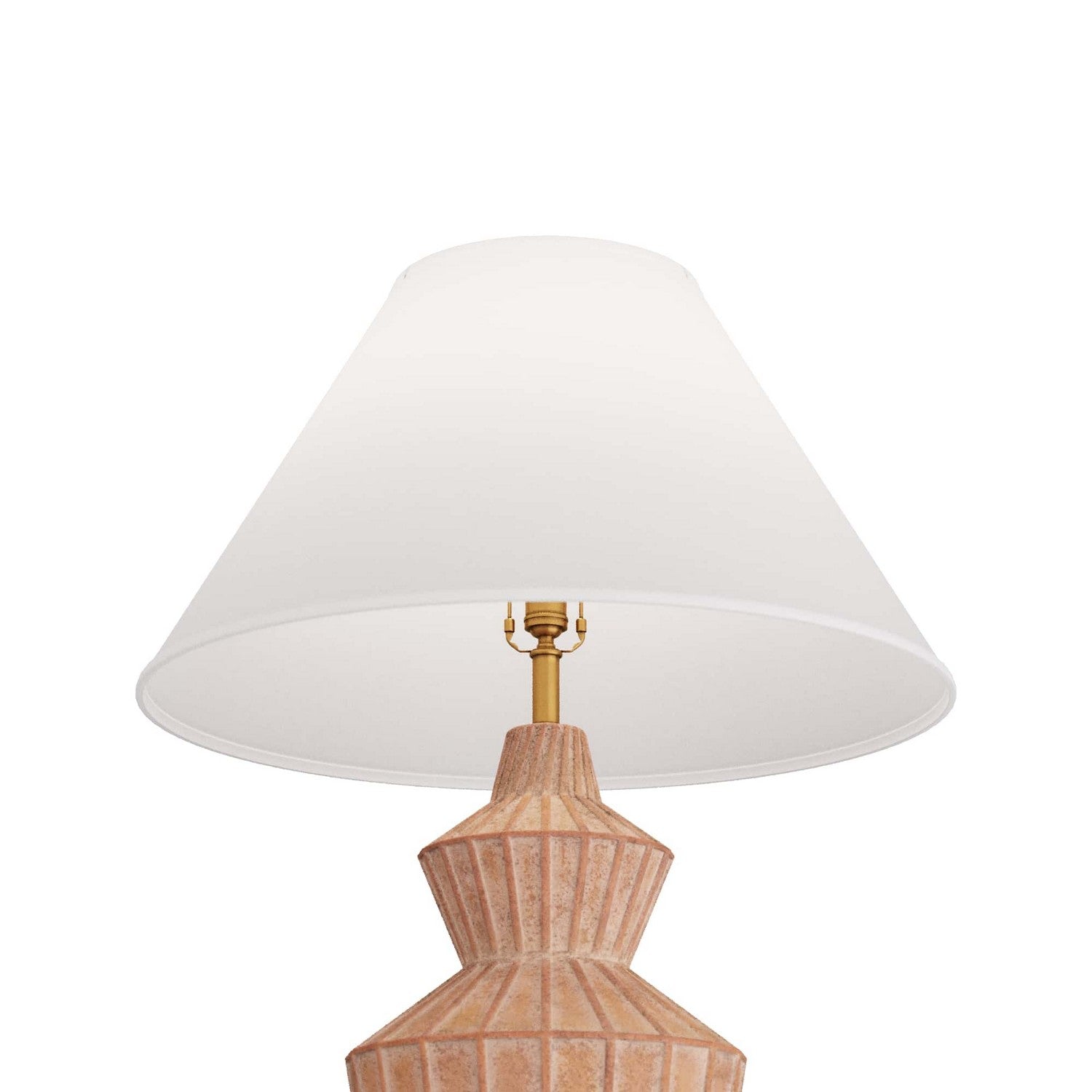 Arteriors - PTS01-671 - One Light Table Lamp - Wren - White Wash Terracotta