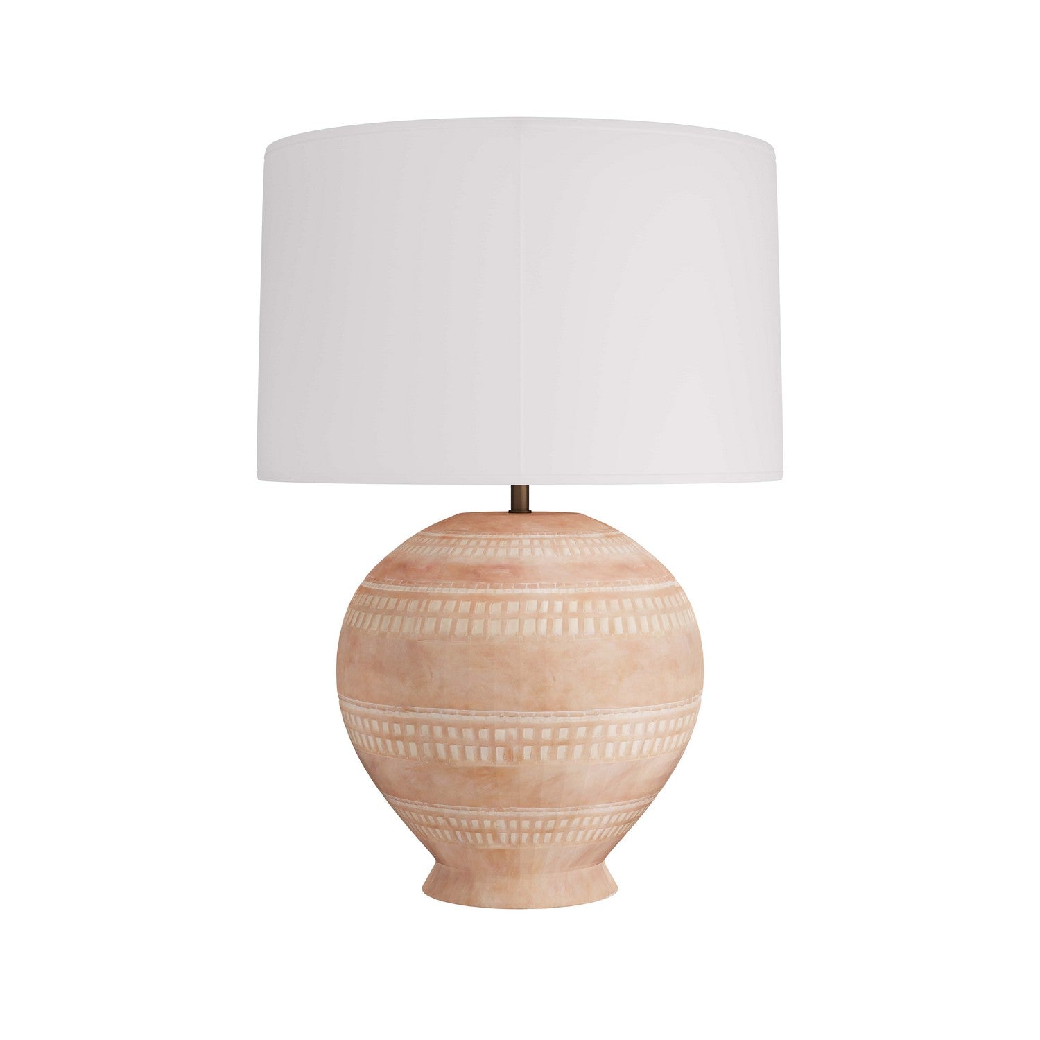 Arteriors - PTS02-127 - One Light Table Lamp - Tahoe - White Wash Terracotta