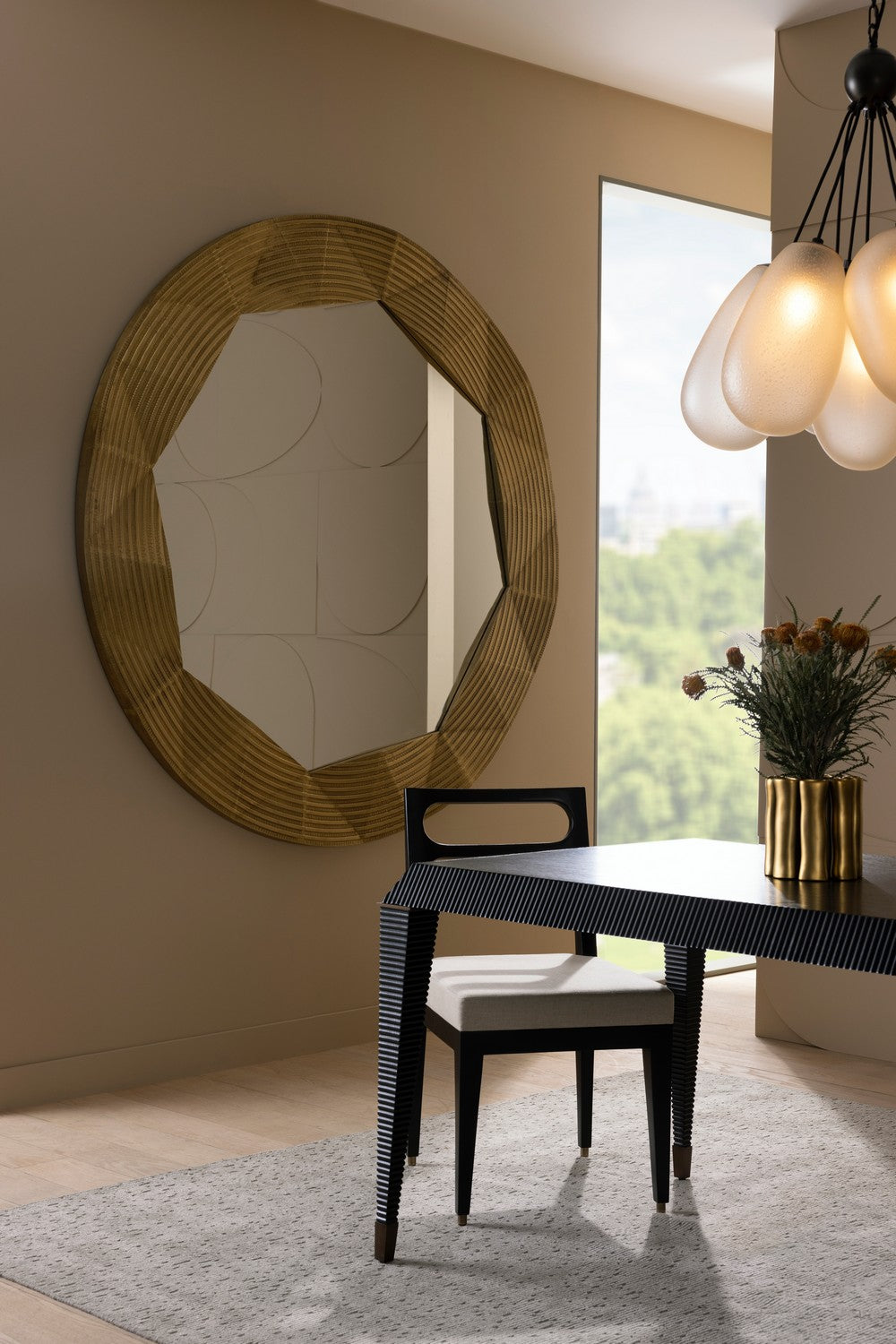 Arteriors - WMI09 - Mirror - Wilma - Antique Brass