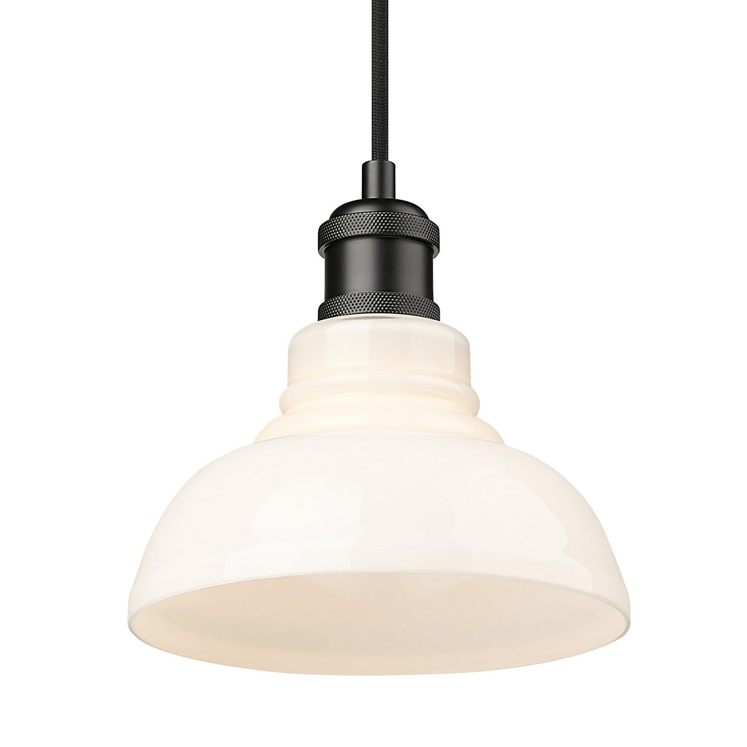 Golden - 0305-S BLK-VMG - One Light Pendant - Carver BLK - Matte Black