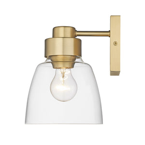 Golden - 0314-1W BCB-CLR - One Light Wall Sconce - Remy BCB - Brushed Champagne Bronze