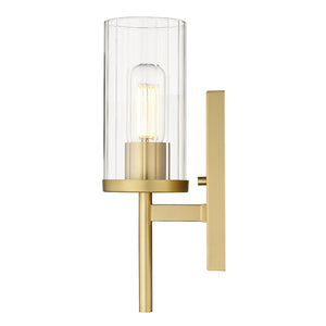 Golden - 7011-1W BCB-CLR - One Light Wall Sconce - Winslett BCB - Brushed Champagne Bronze