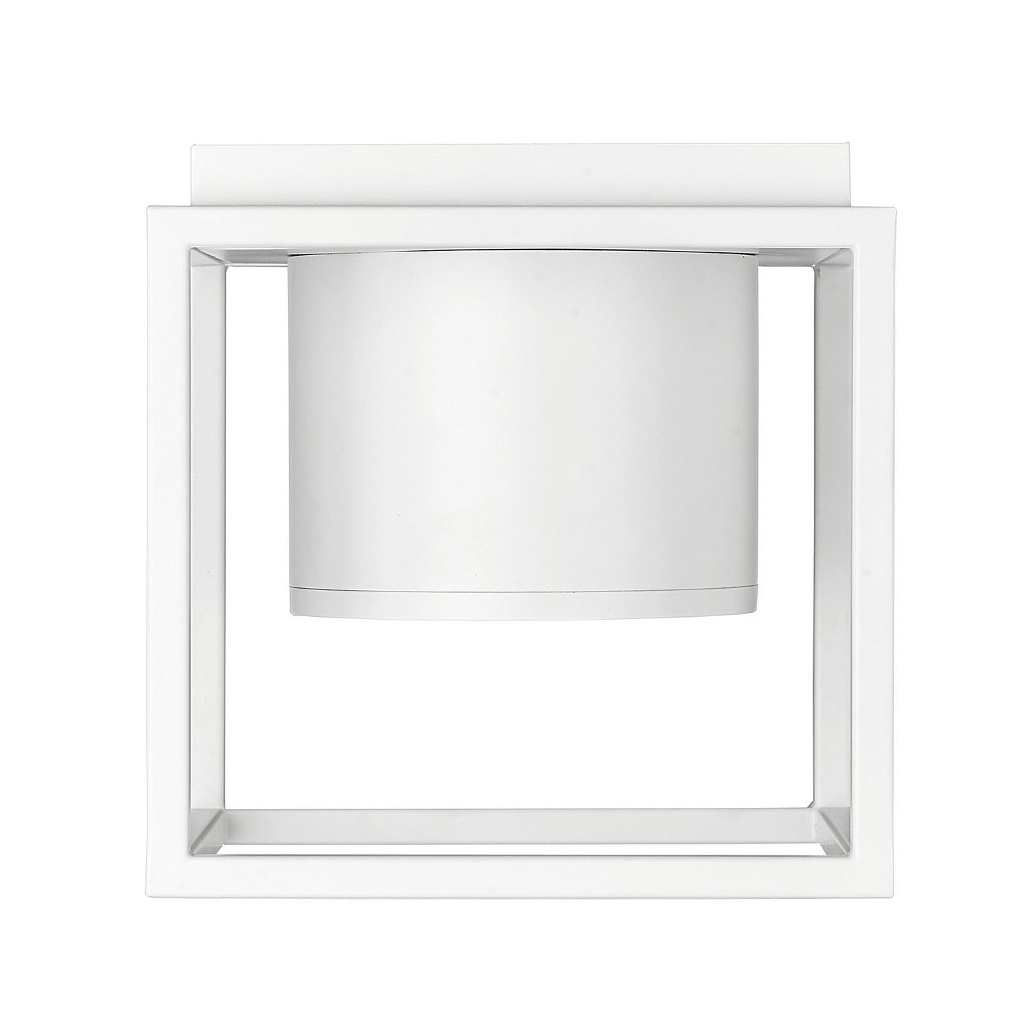 Golden - 9092-FM7 WHT-WHT - LED Flush Mount - Desmond WHT - Matte White