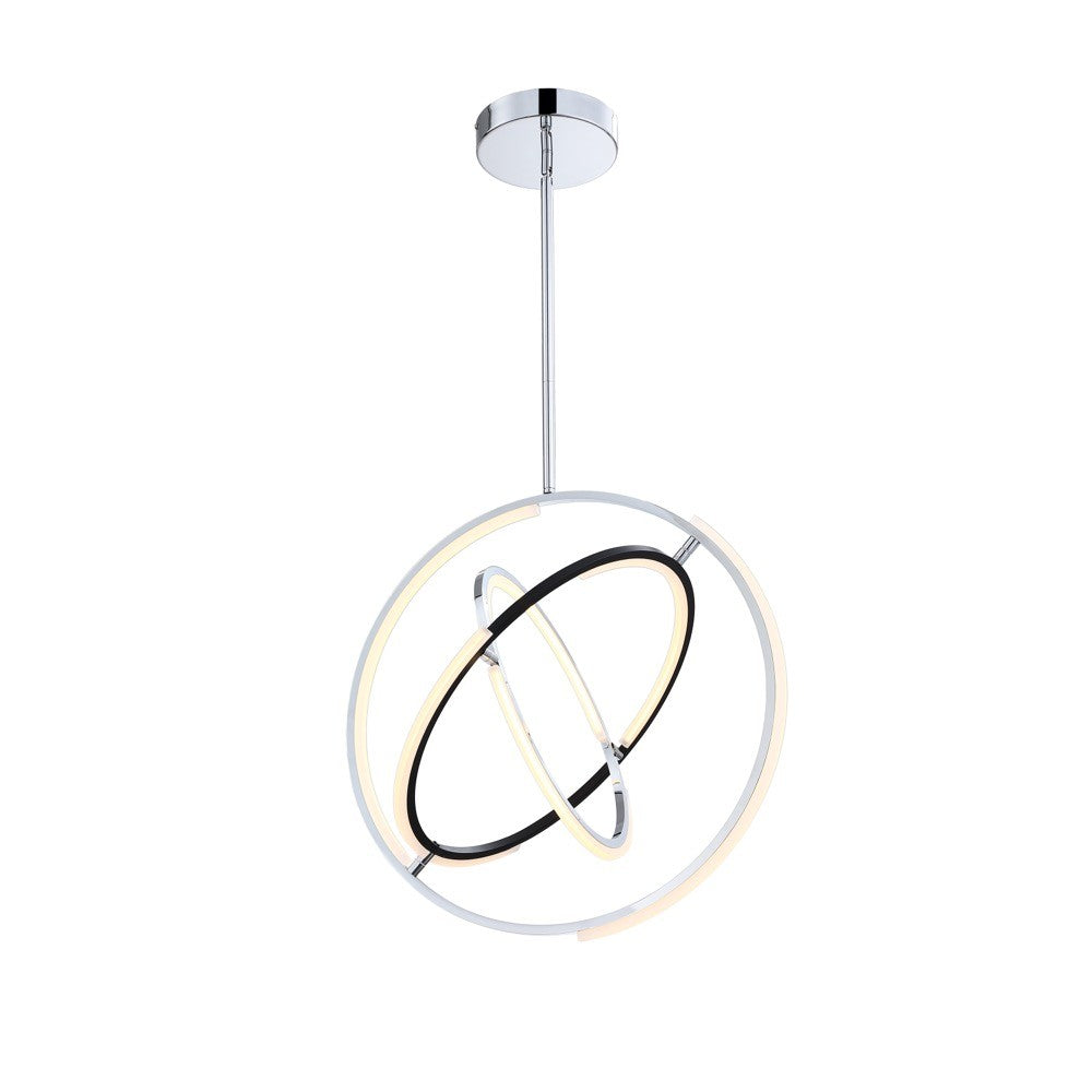 Artcraft - AC6741PN - LED Pendant - Trilogy - Polished Nickel