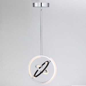 Artcraft - AC6742PN - LED Pendant - Trilogy - Polished Nickel