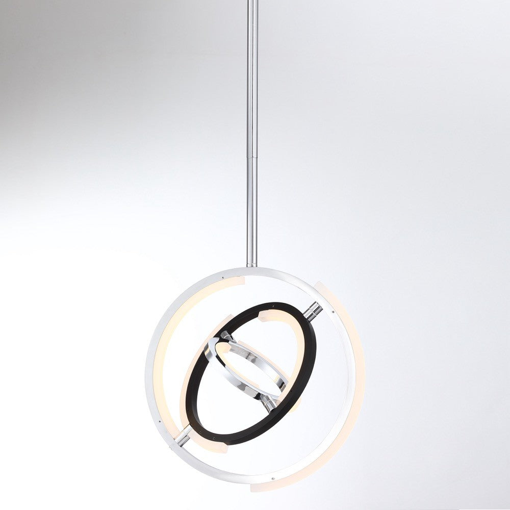 Artcraft - AC6742PN - LED Pendant - Trilogy - Polished Nickel