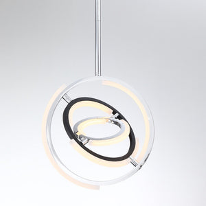 Artcraft - AC6742PN - LED Pendant - Trilogy - Polished Nickel