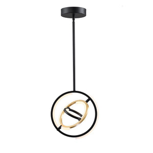 Artcraft - AC6742BB - LED Pendant - Trilogy - Black and Gold