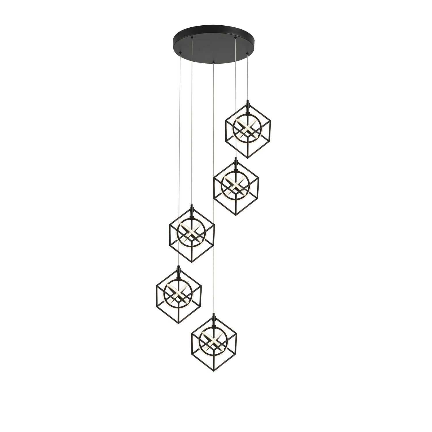 Artcraft - AC1013 - LED Pendant - Tulip - Matte Black