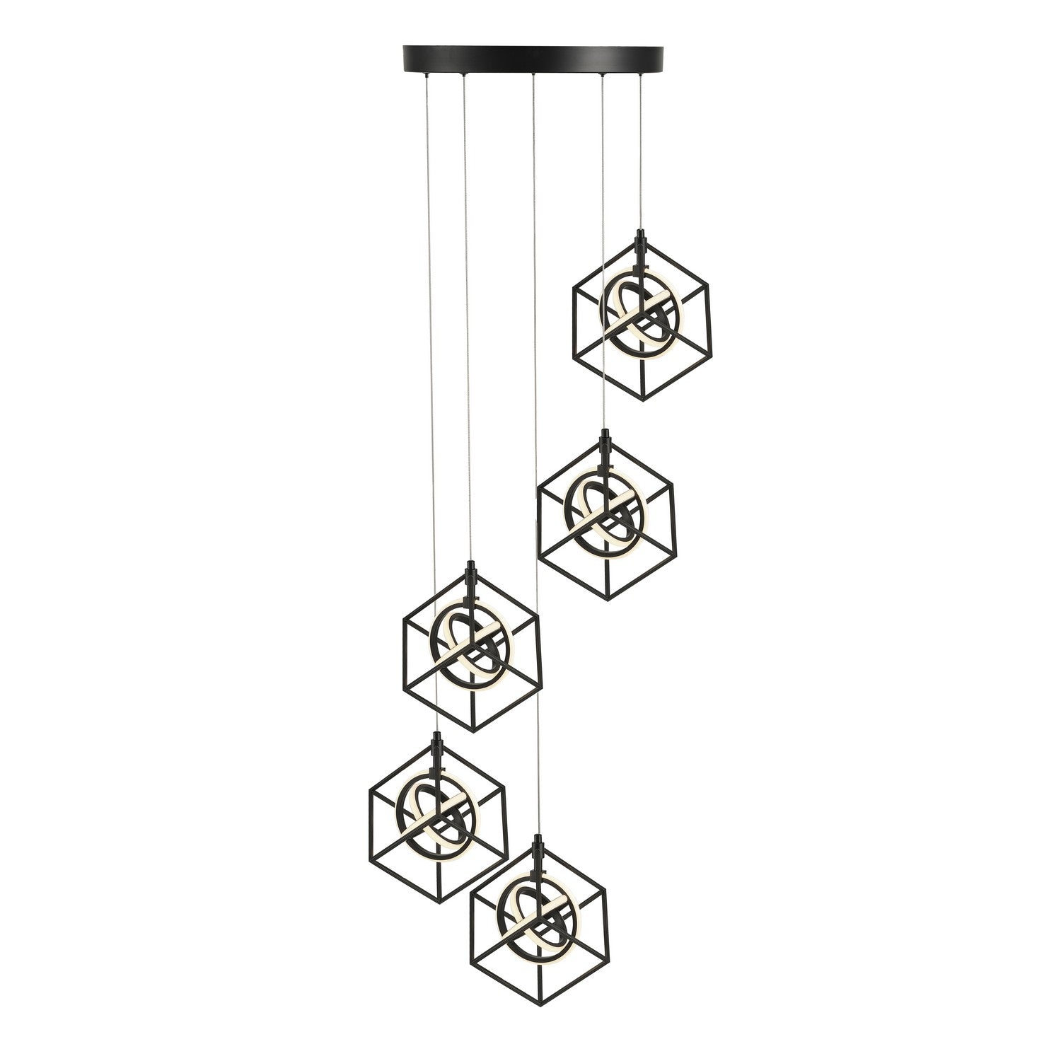 Artcraft - AC1013 - LED Pendant - Tulip - Matte Black