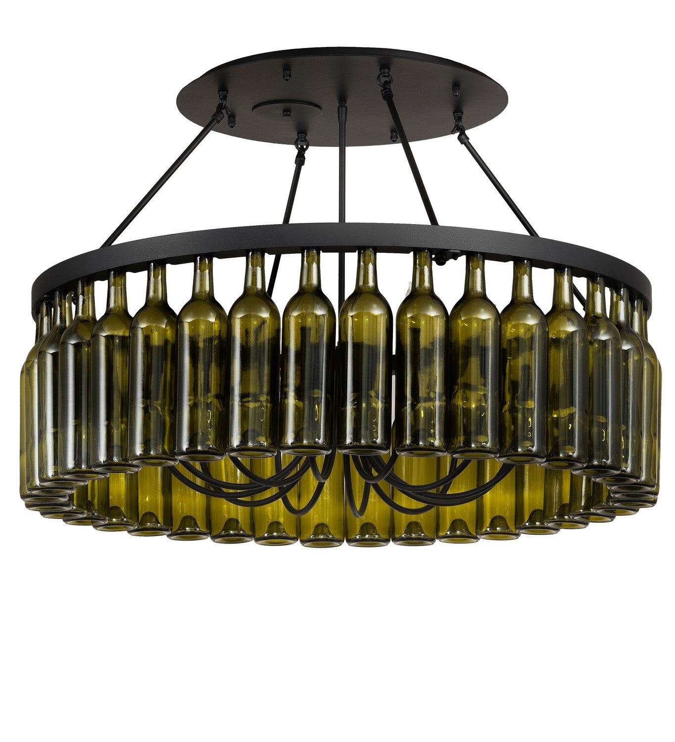 Meyda Tiffany - 215697 - 12 Light Chandelier - Tuscan Vineyard - Black Metal