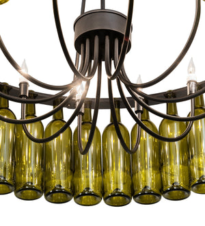 Meyda Tiffany - 215697 - 12 Light Chandelier - Tuscan Vineyard - Black Metal