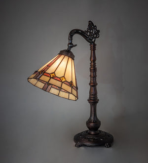 Meyda Tiffany - 244793 - One Light Table Lamp - Belvidere - Mahogany Bronze