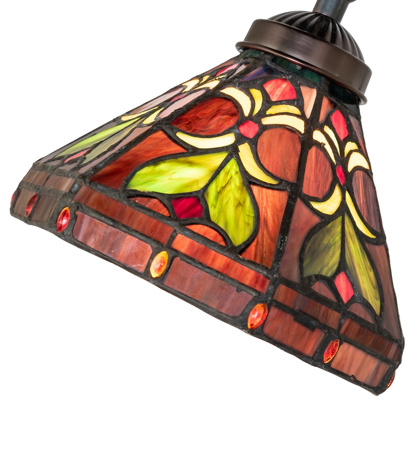 Meyda Tiffany - 244794 - One Light Table Lamp - Middleton - Mahogany Bronze