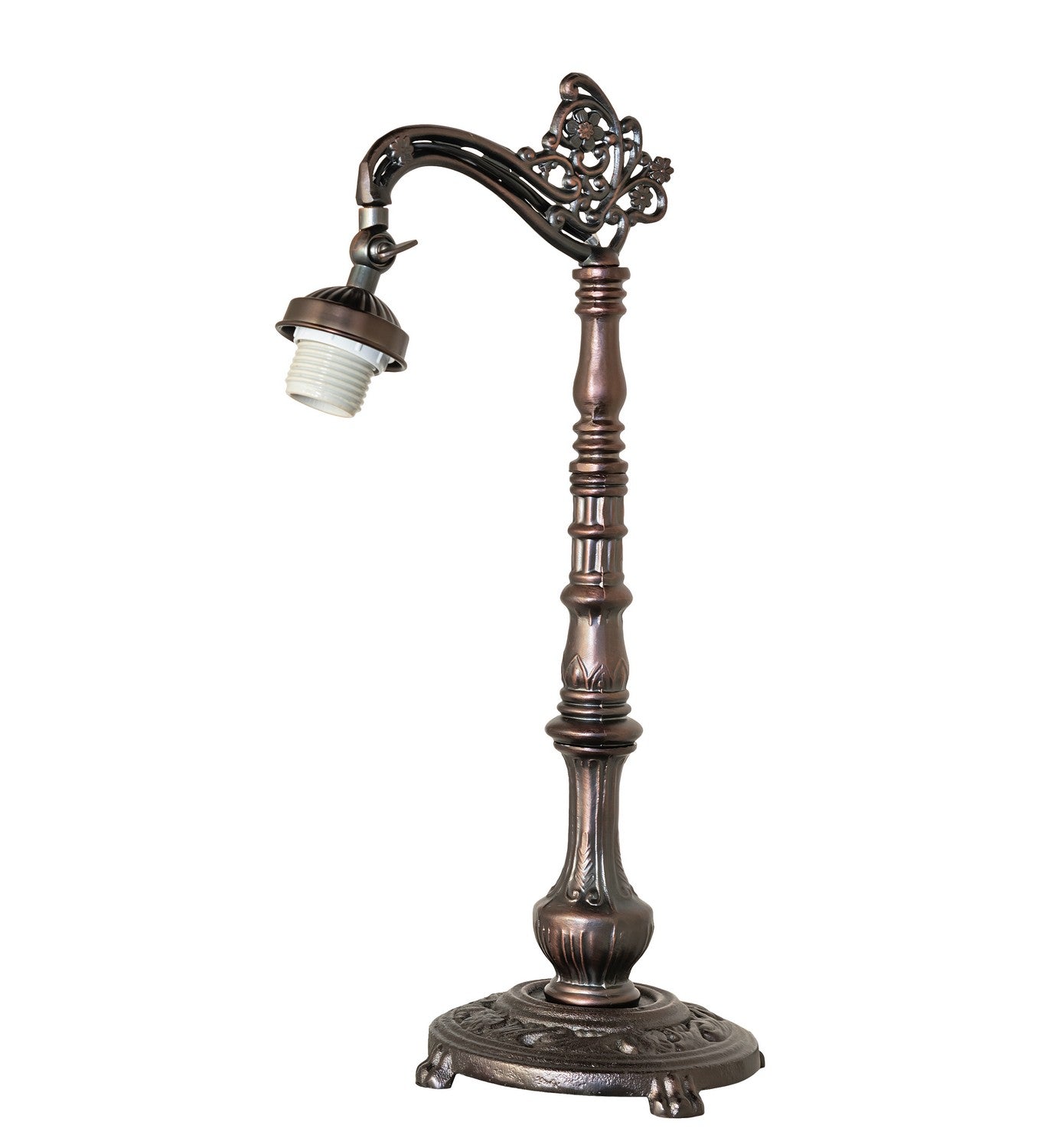 Meyda Tiffany - 244795 - One Light Table Lamp - Topridge - Mahogany Bronze