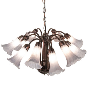 Meyda Tiffany - 251601 - 12 Light Chandelier - Gray - Mahogany Bronze