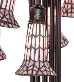 Meyda Tiffany - 251702 - 12 Light Floor Lamp - Stained Glass Pond Lily - Mahogany Bronze