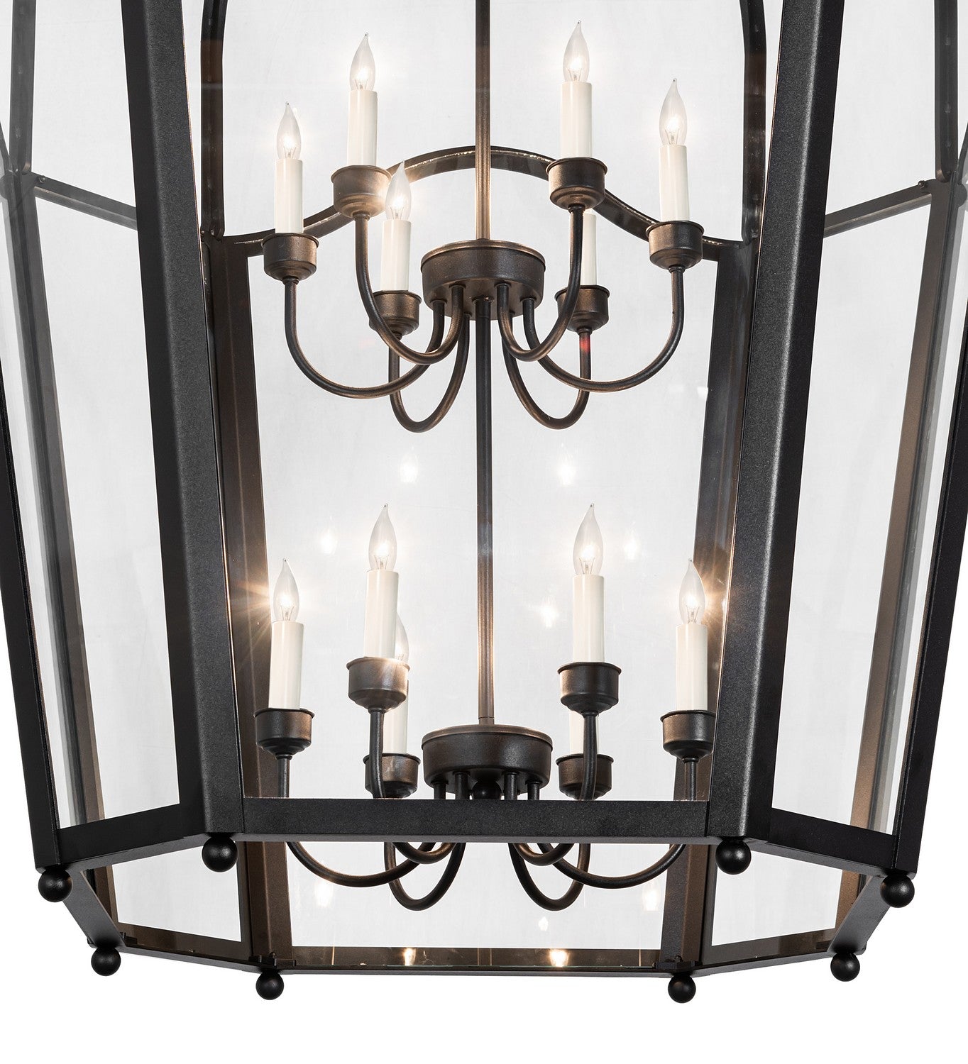 Meyda Tiffany - 265266 - 12 Light Pendant - Citadel - Textured Black