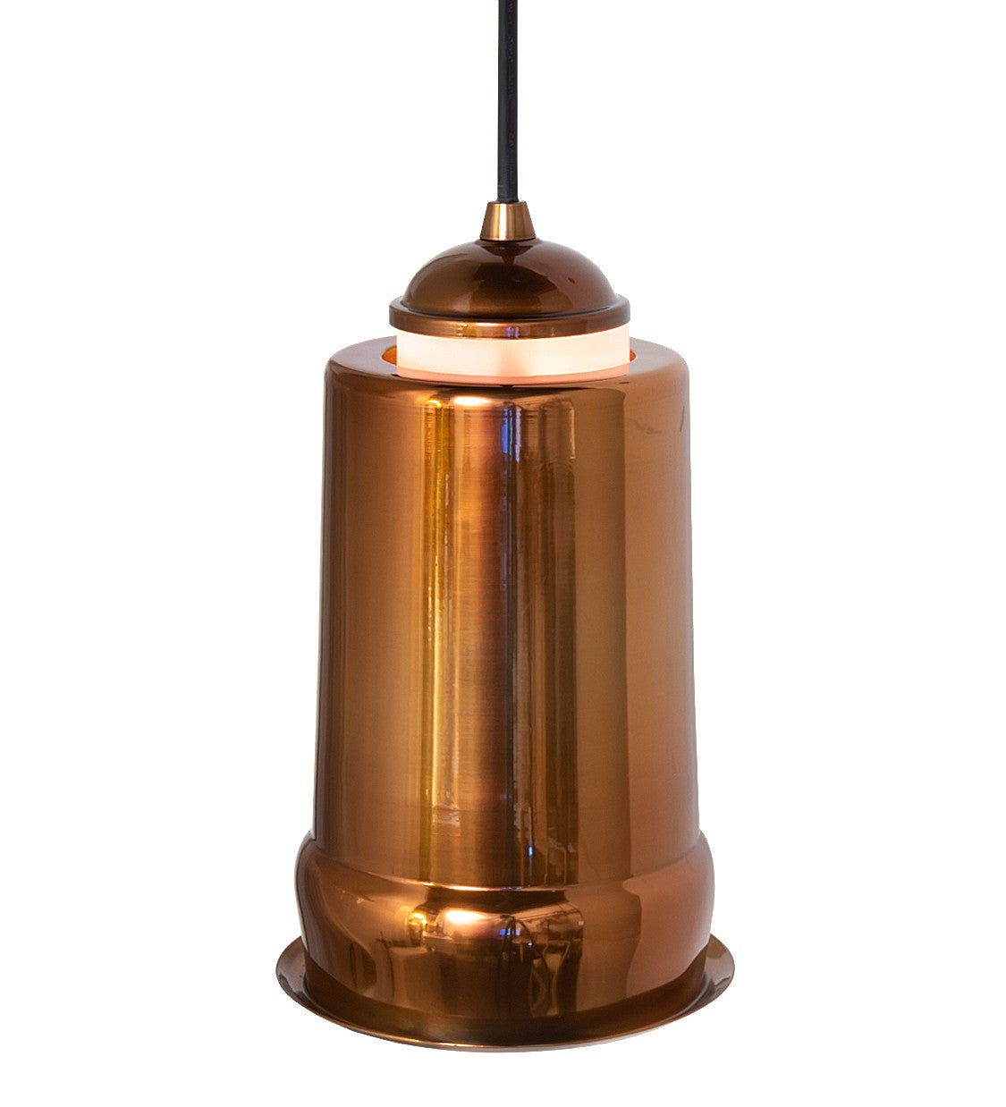 Meyda Tiffany - 267168 - One Light Mini Pendant - Cilindro - Transparent Copper