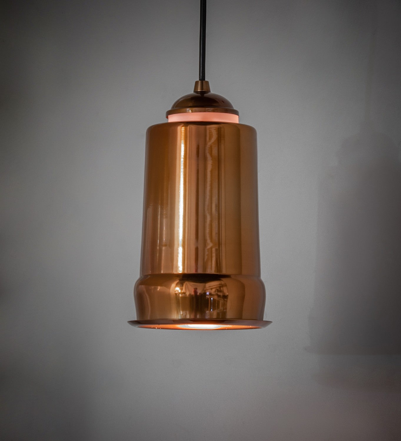 Meyda Tiffany - 267168 - One Light Mini Pendant - Cilindro - Transparent Copper