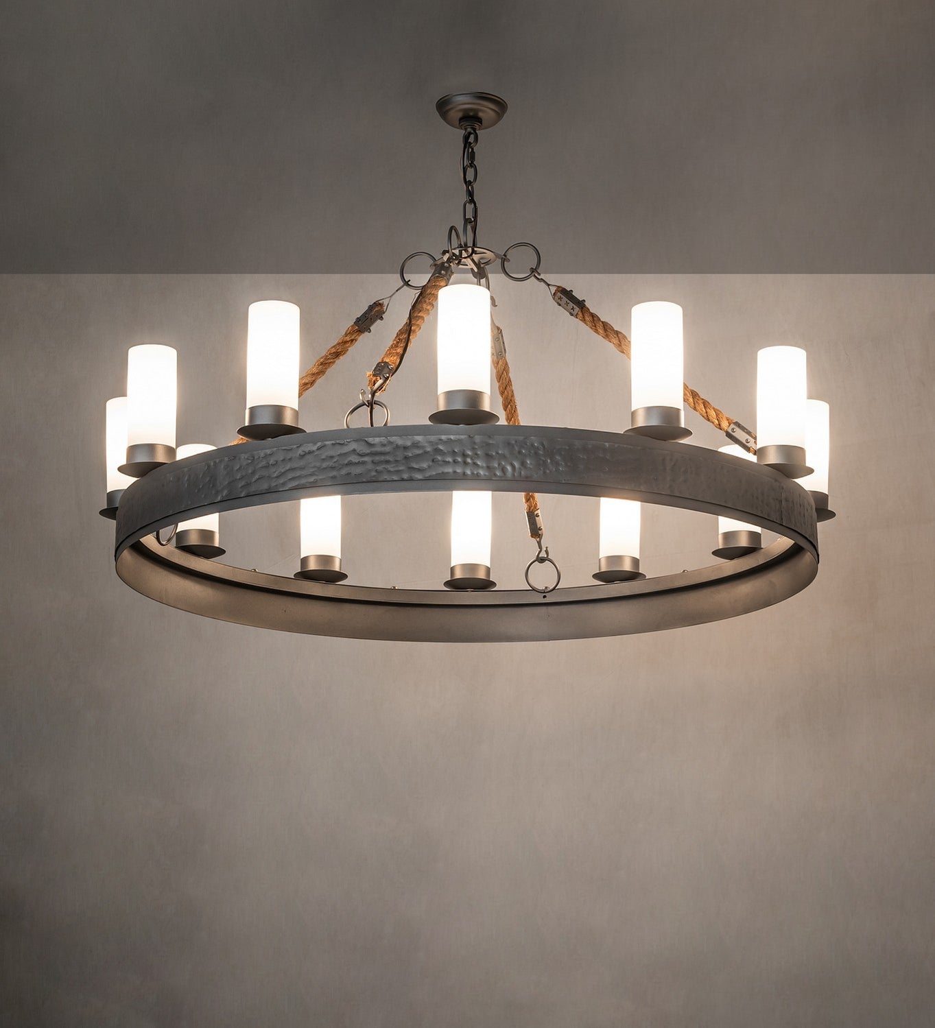 Meyda Tiffany - 267366 - 12 Light Chandelier - Costello - Blackened Pewter