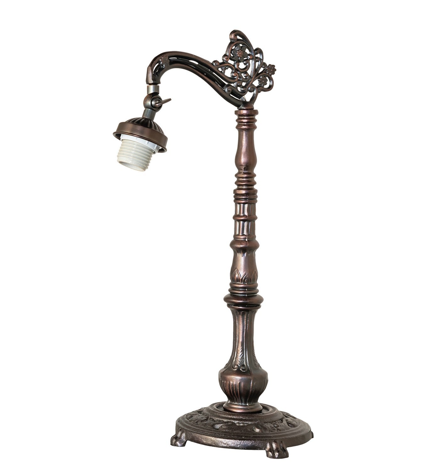 Meyda Tiffany - 36110 - One Light Desk Lamp - Tiffany Rosebush