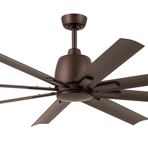 Kichler - 310265SNB - 65"Ceiling Fan - Breda - Satin Natural Bronze