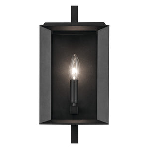 Kichler - 59131BKT - One Light Outdoor Wall Mount - Kroft - Textured Black