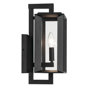 Kichler - 59131BKT - One Light Outdoor Wall Mount - Kroft - Textured Black