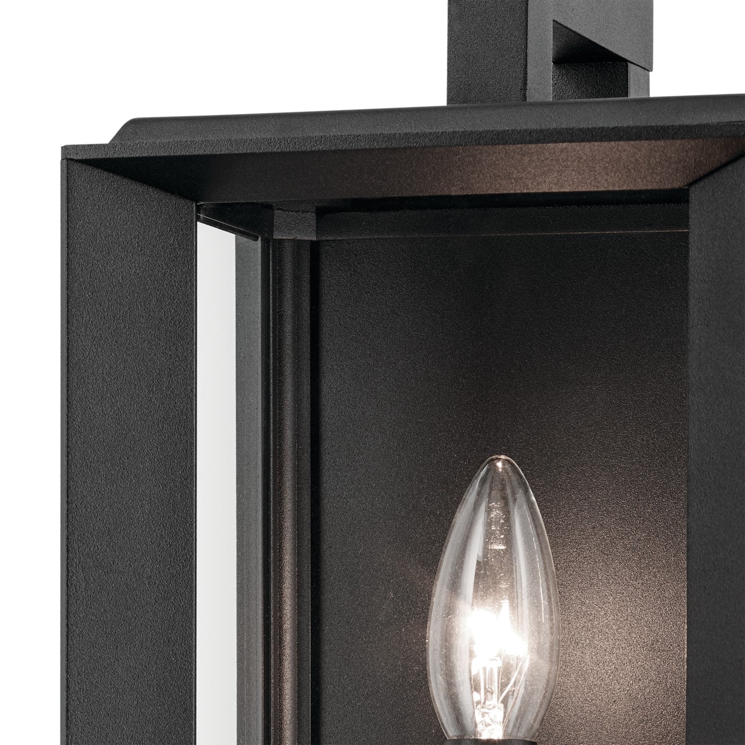 Kichler - 59131BKT - One Light Outdoor Wall Mount - Kroft - Textured Black