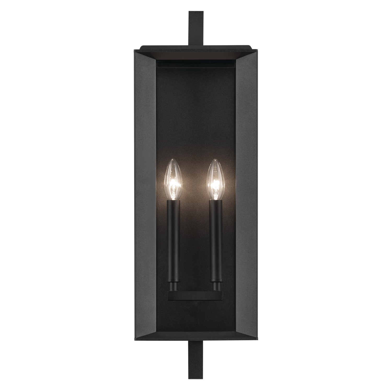Kichler - 59133BKT - Two Light Outdoor Wall Mount - Kroft - Textured Black