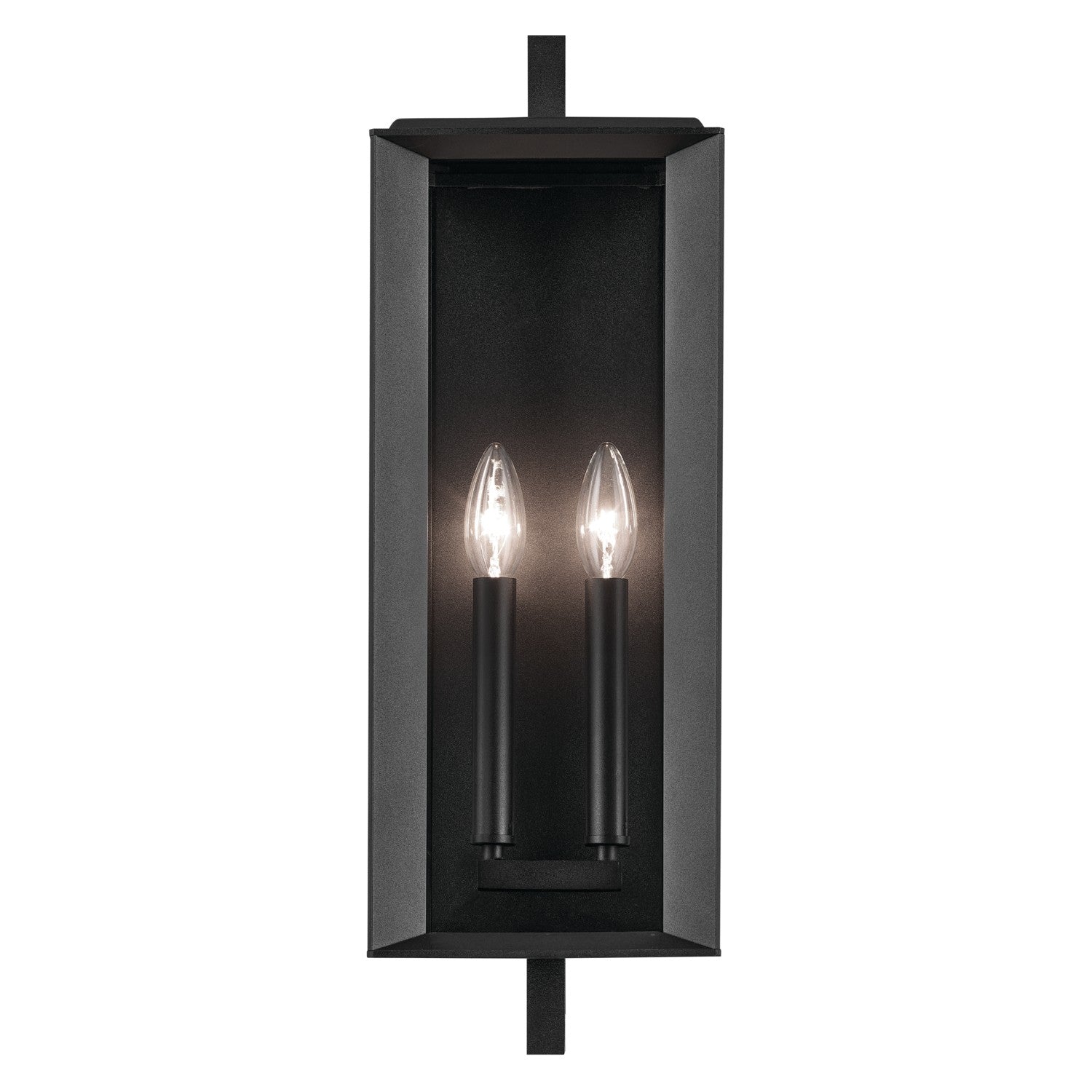 Kichler - 59132BKT - Two Light Outdoor Wall Mount - Kroft - Textured Black