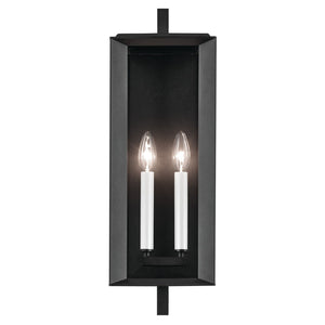 Kichler - 59132BKT - Two Light Outdoor Wall Mount - Kroft - Textured Black