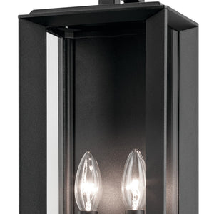 Kichler - 59132BKT - Two Light Outdoor Wall Mount - Kroft - Textured Black
