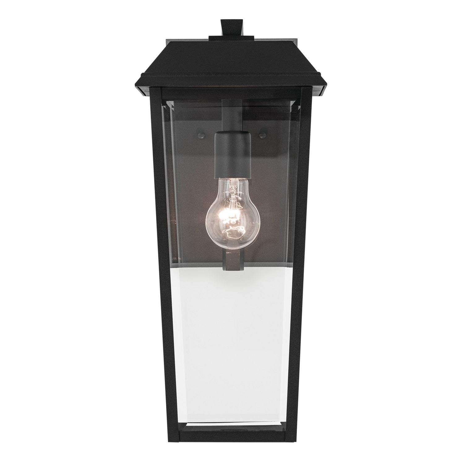 Kichler - 59119BKT - One Light Outdoor Wall Mount - Mathus - Textured Black