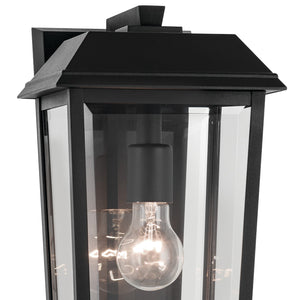 Kichler - 59119BKT - One Light Outdoor Wall Mount - Mathus - Textured Black