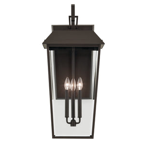 Kichler - 59121OZ - Three Light Outdoor Wall Mount - Mathus - Olde Bronze