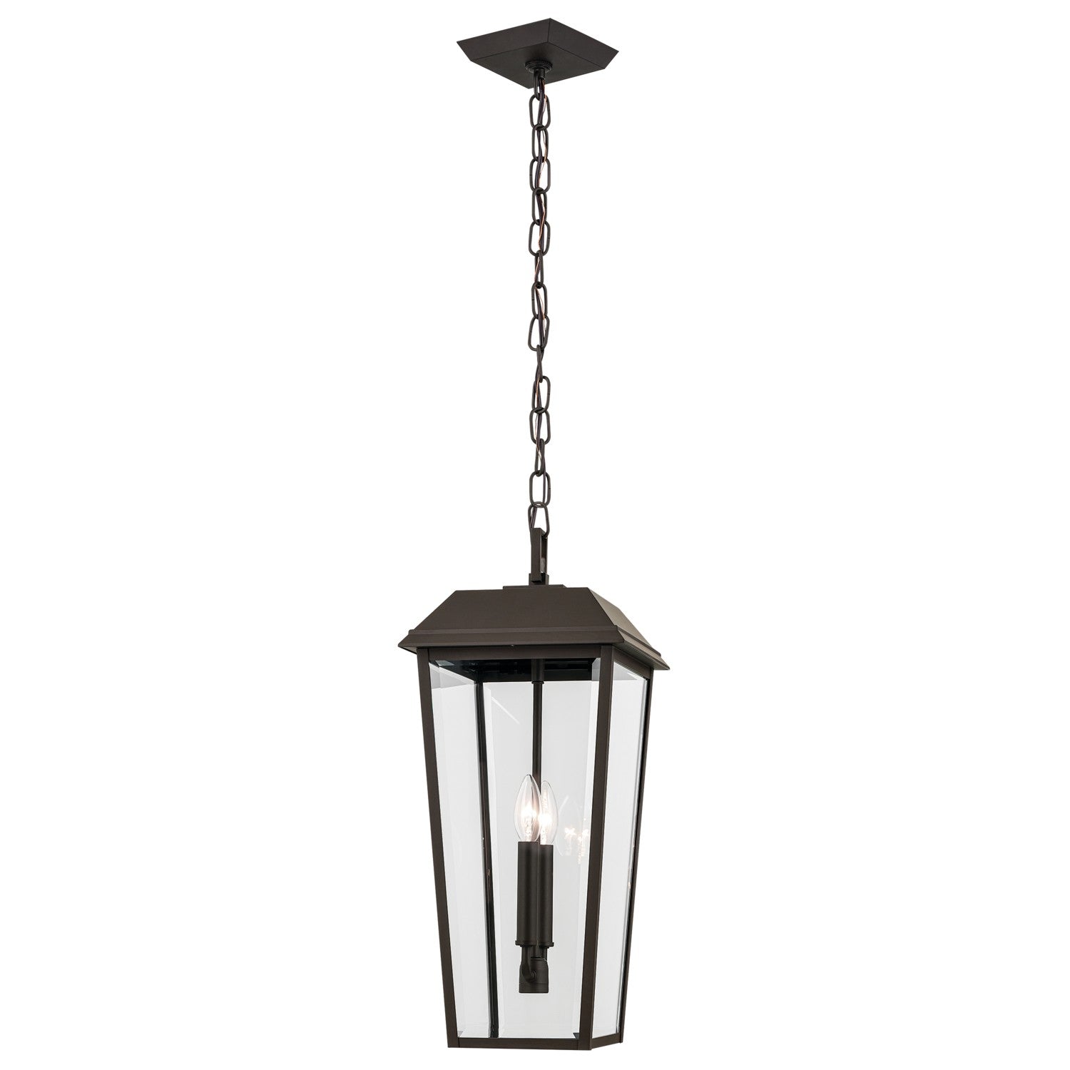 Kichler - 59122OZ - Two Light Outdoor Pendant - Mathus - Olde Bronze