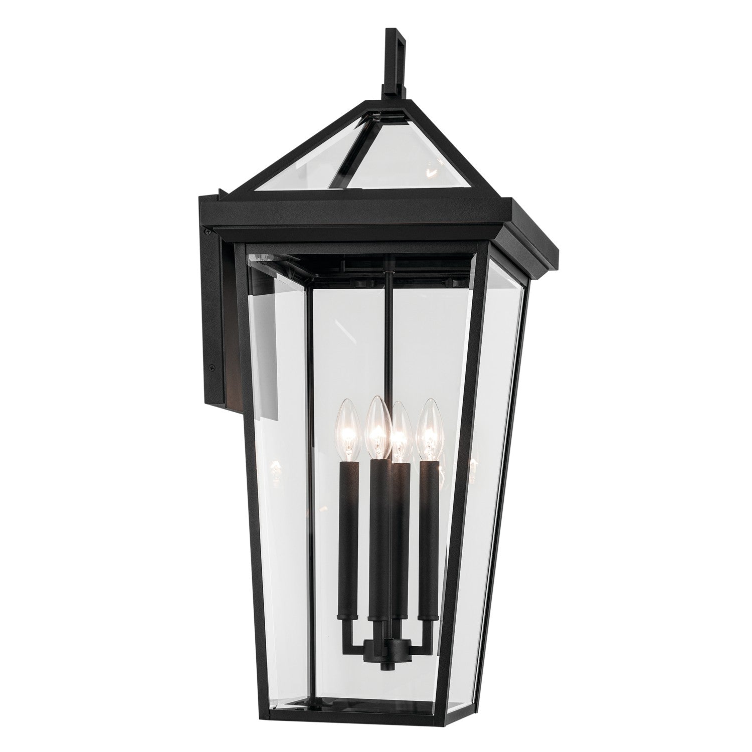 Kichler - 59128BKT - Four Light Outdoor Wall Mount - Regence - Textured Black