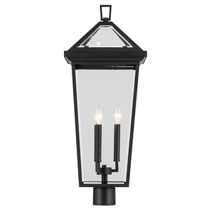 Kichler - 59129BKT - Three Light Outdoor Post Mount - Regence - Textured Black