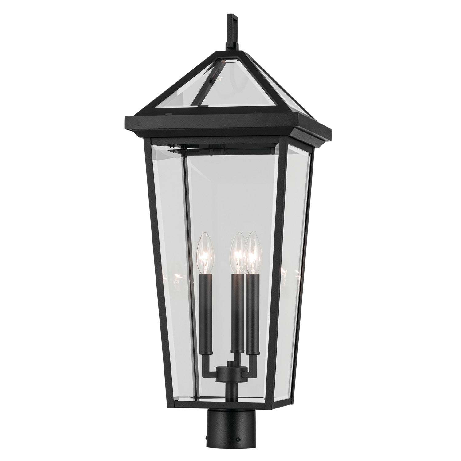 Kichler - 59129BKT - Three Light Outdoor Post Mount - Regence - Textured Black