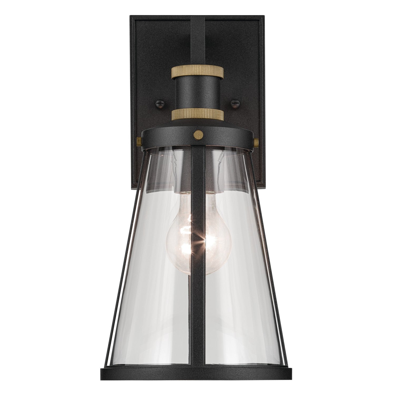Kichler - 59146BKT - One Light Outdoor Wall Mount - Talman - Textured Black
