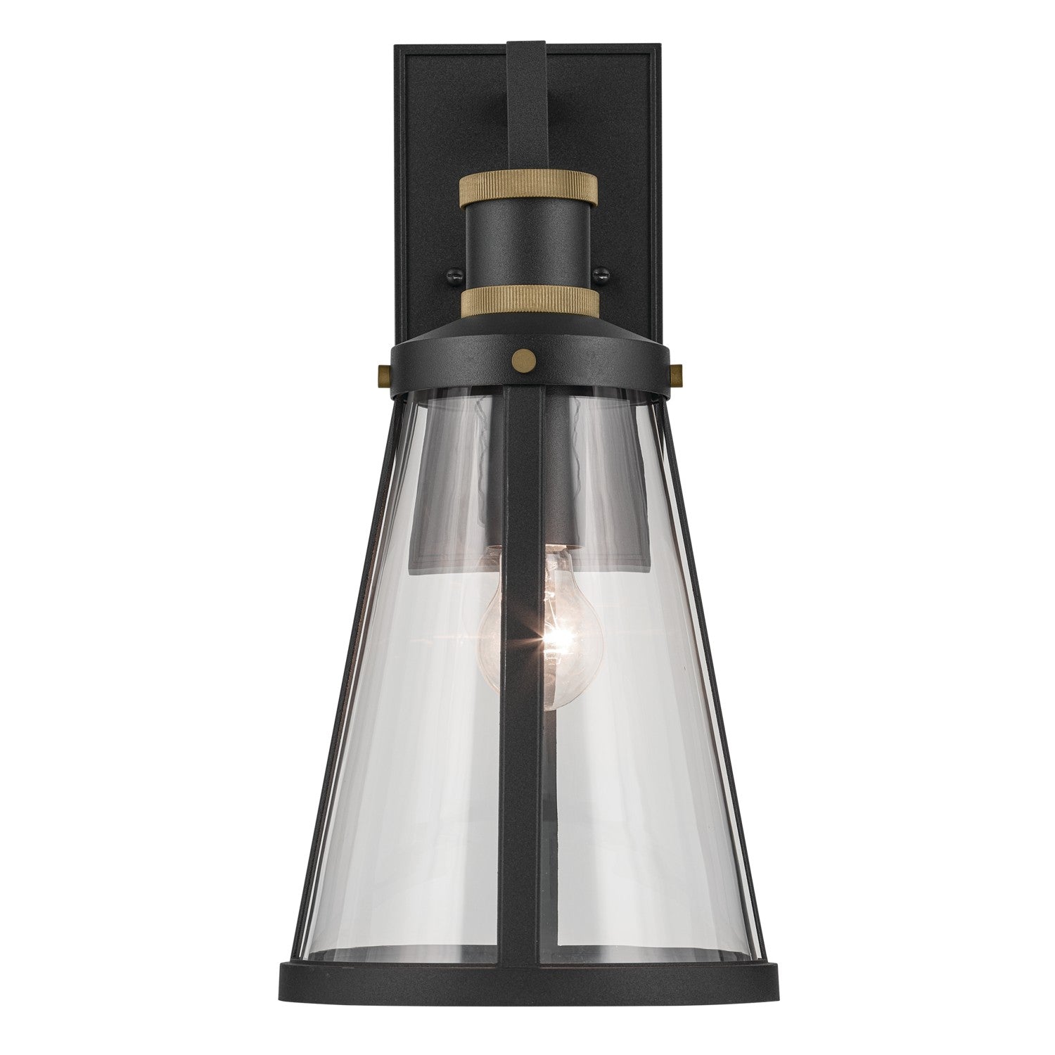 Kichler - 59147BKT - One Light Outdoor Wall Mount - Talman - Textured Black
