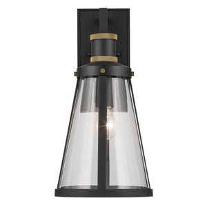Kichler - 59147BKT - One Light Outdoor Wall Mount - Talman - Textured Black