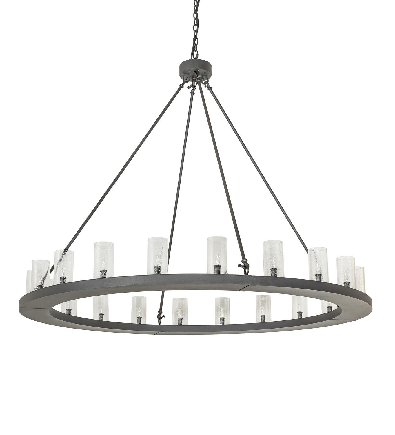 Meyda Tiffany - 266803 - 20 Light Chandelier - Loxley - Charred Iron